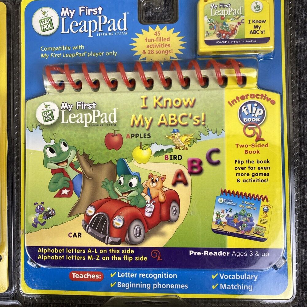 Lot Of 4 Leap Frog My First Leap Preschool Pad Learning Games Dr Seuss Disney - Picture 3 of 10